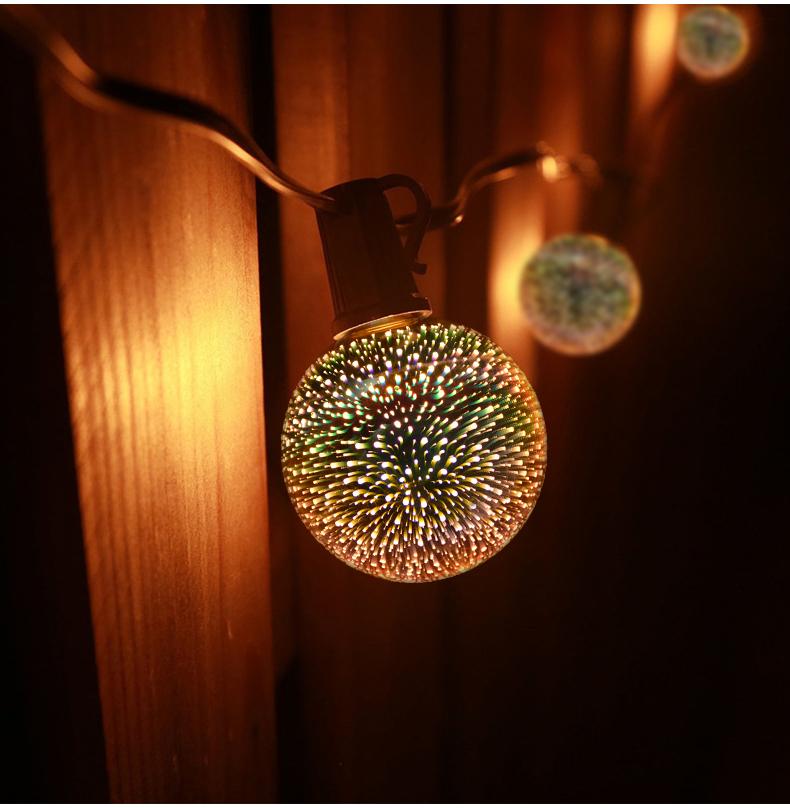 3D LED Julelys Pærer | Luvikno