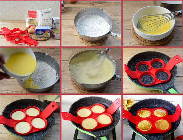 Non-Stick Silikon Egg & Pancake Mold | Luvikno