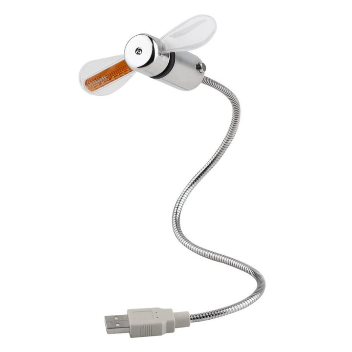 USB Mini Vifte med LED Tid | Luvikno
