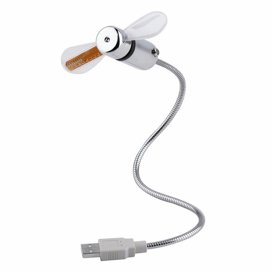 USB Mini Vifte med LED Tid | Luvikno
