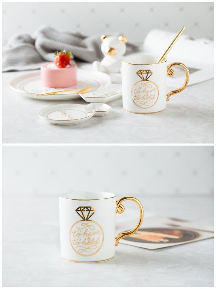 Luksus Kong & Dronning Kaffe Kopper | Luvikno