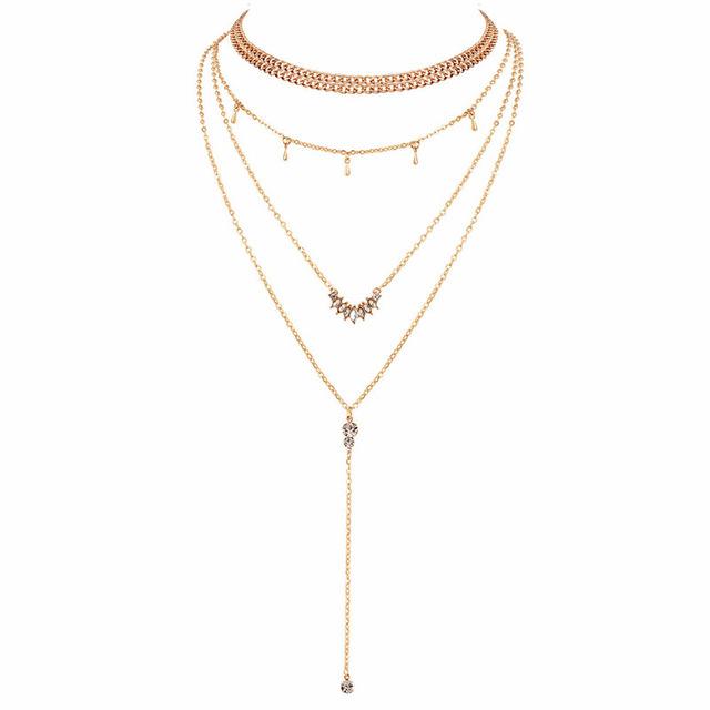 Multilags Boho Dråpe Halskjeder | Luvikno