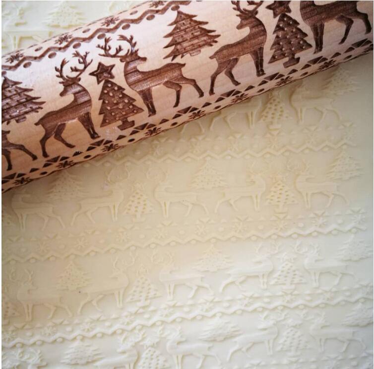 Embossed Holiday Rolling Pins | Luvikno