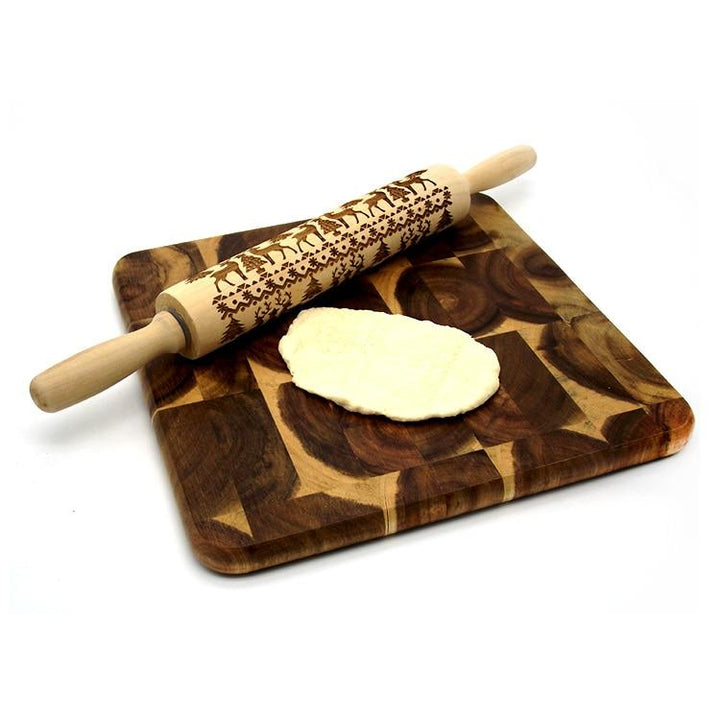 Embossed Holiday Rolling Pins | Luvikno