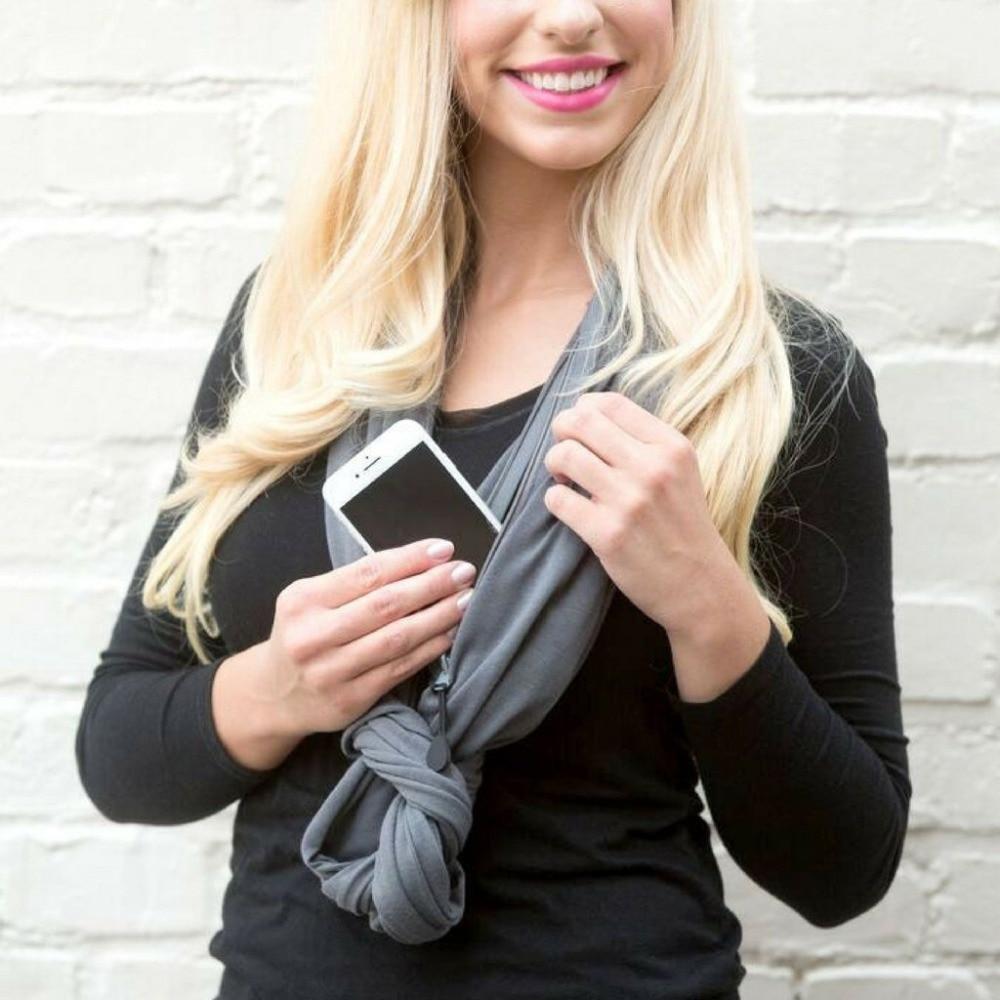 Multi-Way Infinity Skjerf med Lomme | Luvikno