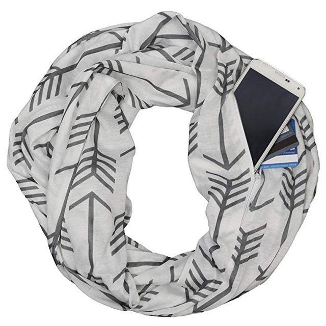 Multi-Way Infinity Skjerf med Lomme | Luvikno