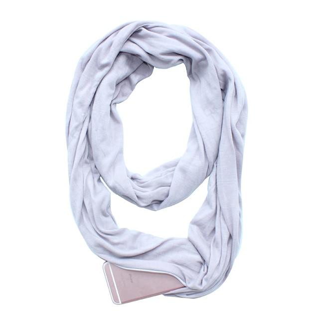 Multi-Way Infinity Skjerf med Lomme | Luvikno