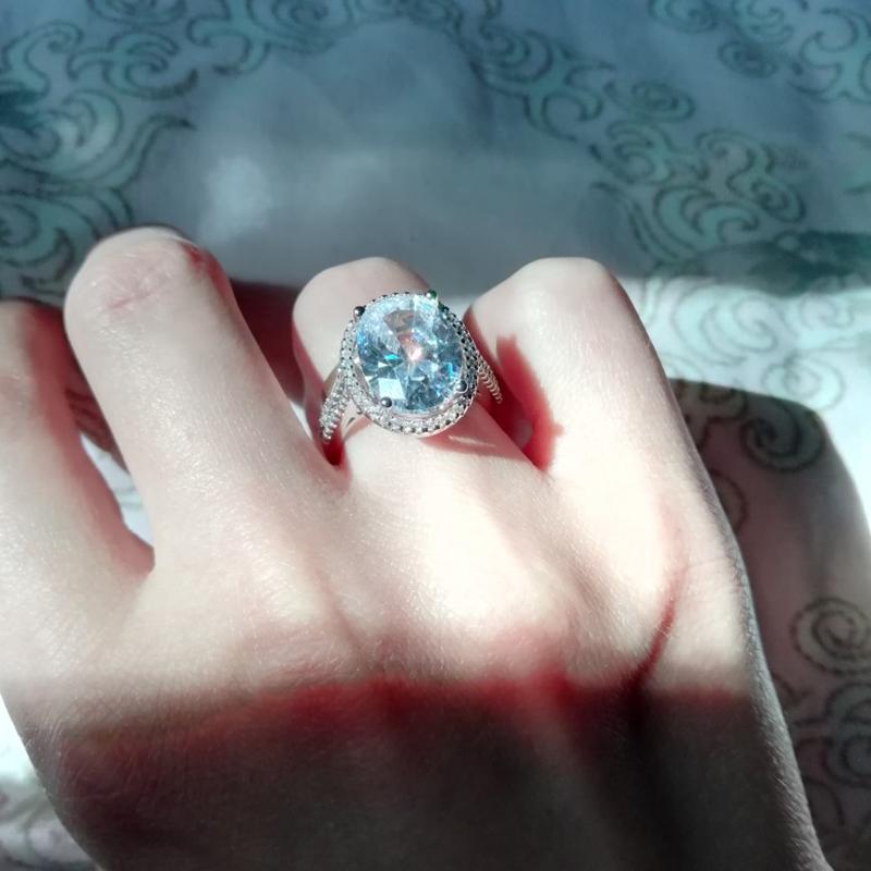 Oval Cut 6ct CZ Ring | Luvikno