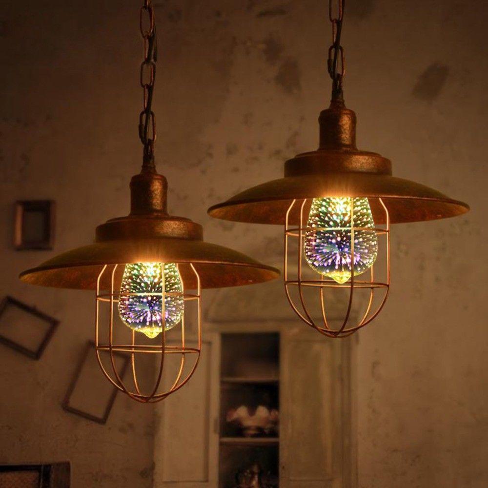 3D Stjerner LED Fyrverkeri Effekt Nattlys | Luvikno