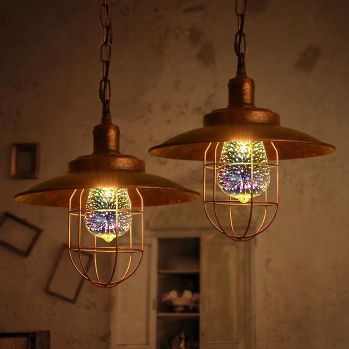3D Stjerner LED Fyrverkeri Effekt Nattlys | Luvikno