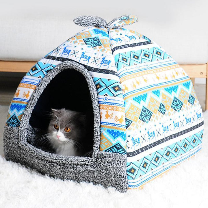 Max - Myk Fleece Kjæledyr Igloo Seng | Luvikno