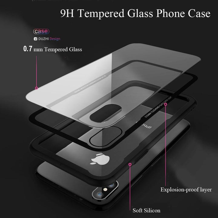 Herdet Glass iPhone Etui | Luvikno