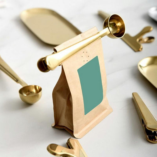 Cafe - Multifunksjonell Kaffe Scoop & Klem | Luvikno