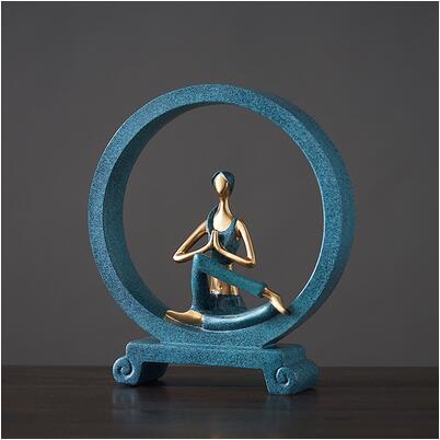 Kreative europeiske miniature moderne jente figuriner | Luvikno