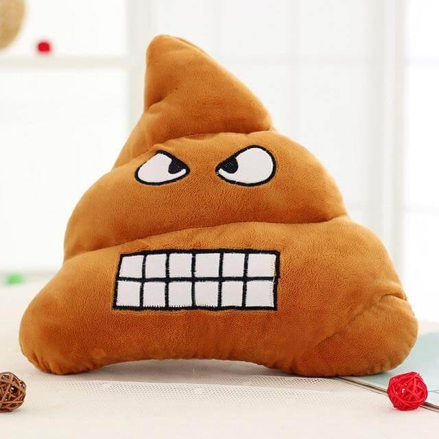 Poop Face Emoji Puter | Luvikno