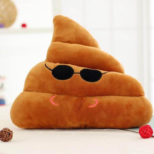 Poop Face Emoji Puter | Luvikno