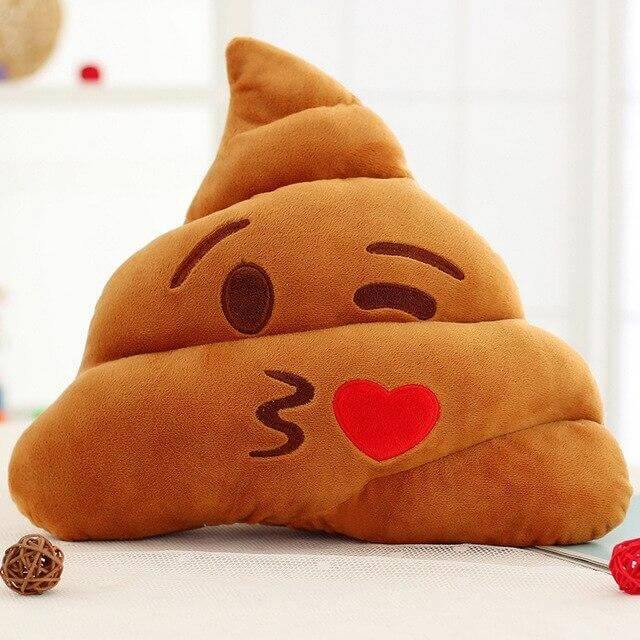 Poop Face Emoji Puter | Luvikno