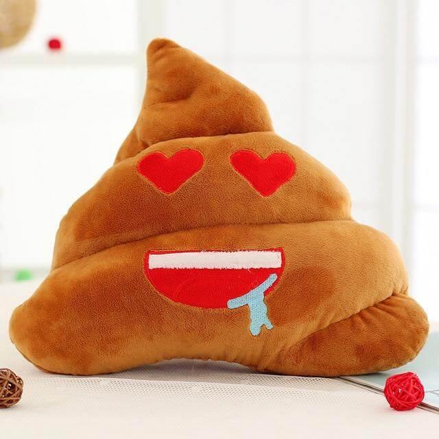 Poop Face Emoji Puter | Luvikno