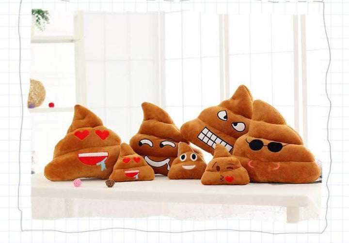 Poop Face Emoji Puter | Luvikno