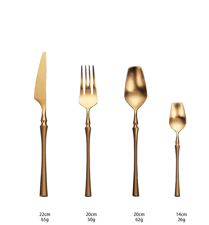 Venice Gold Rustfritt Stål Bestikksett | Luvikno