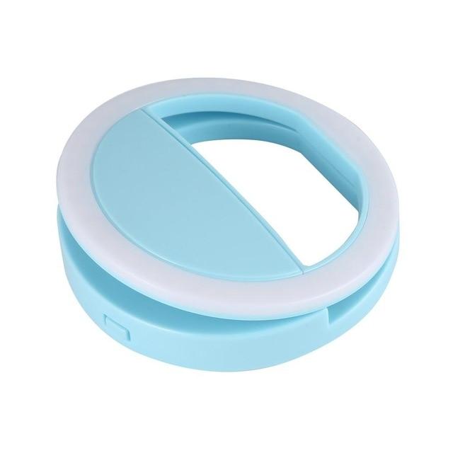 LED Ring Flash Mobil Kamera Lys | Luvikno