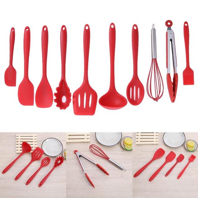 Silicone Kjøkken Utensiler Sett | Luvikno