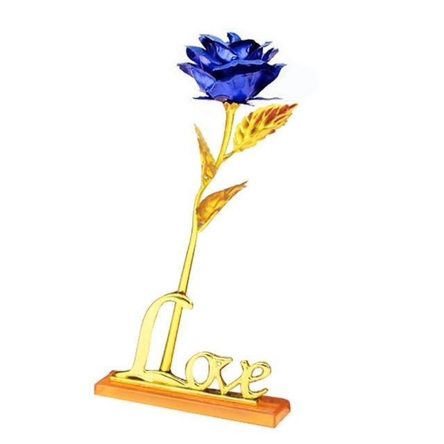 24K Foliebelagt Rose Gull Rose | Luvikno