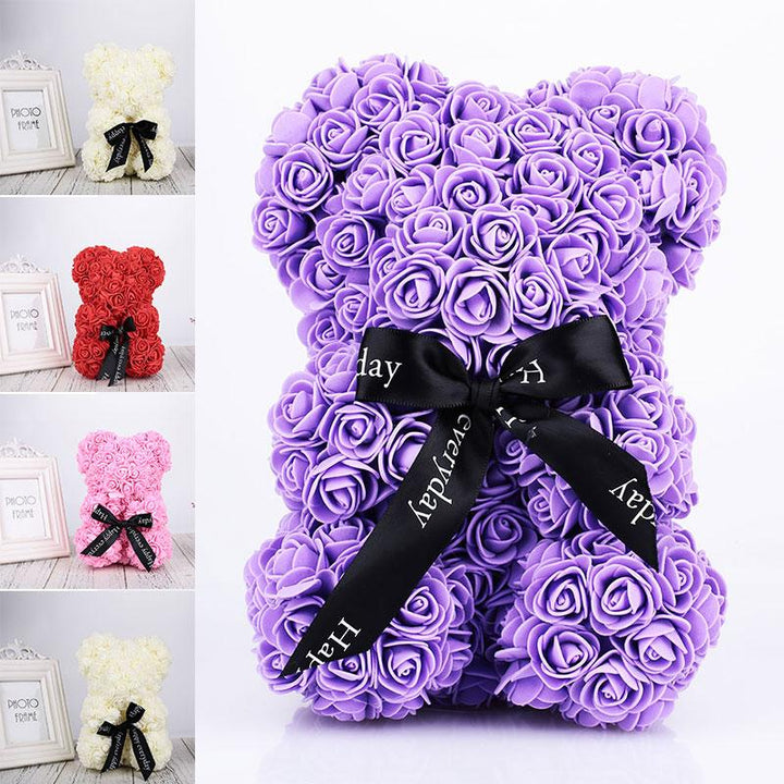 Valentine's Day Rosebud Bear | Luvikno