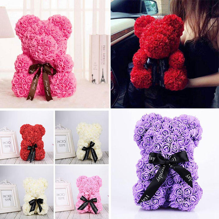 Valentine's Day Rosebud Bear | Luvikno