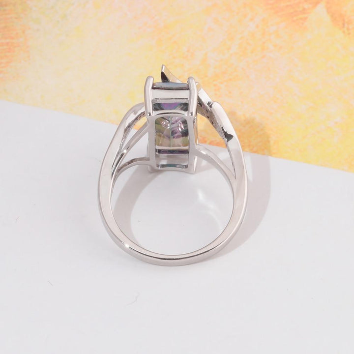 Mystic Topaz Sølvbelagt Ring | Luvikno