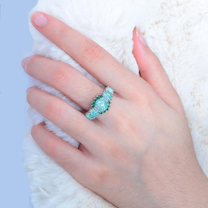Lux - Fire Opal Granatring | Luvikno