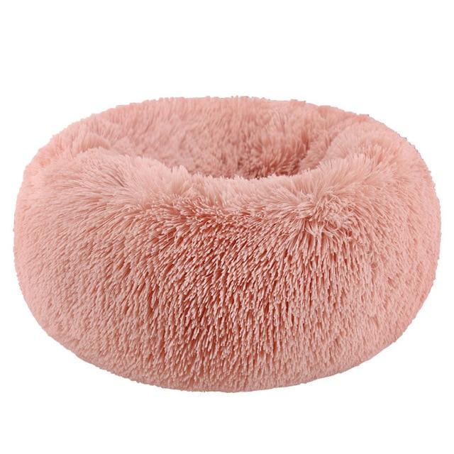 Mini - Rund P fluffy Plush Kattested | Luvikno