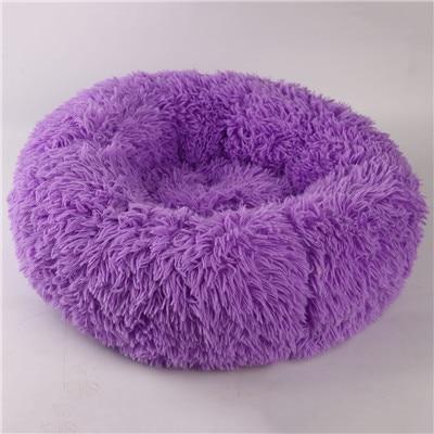 Mini - Rund P fluffy Plush Kattested | Luvikno