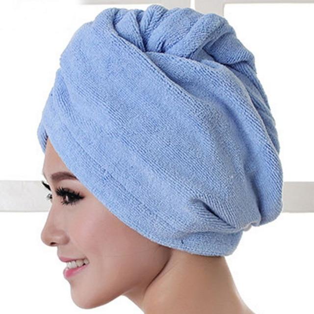 Dry Fast Hair Wrap Towel | Luvikno