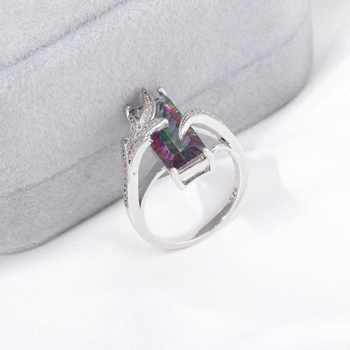 Mystic Topaz Sølvbelagt Ring | Luvikno