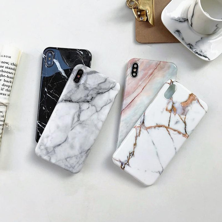 Ali - Soft Marble iPhone-deksel | Luvikno