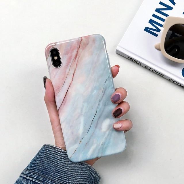 Ali - Soft Marble iPhone-deksel | Luvikno
