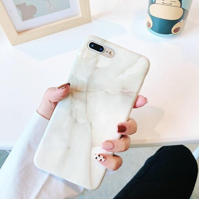 Ali - Soft Marble iPhone-deksel | Luvikno