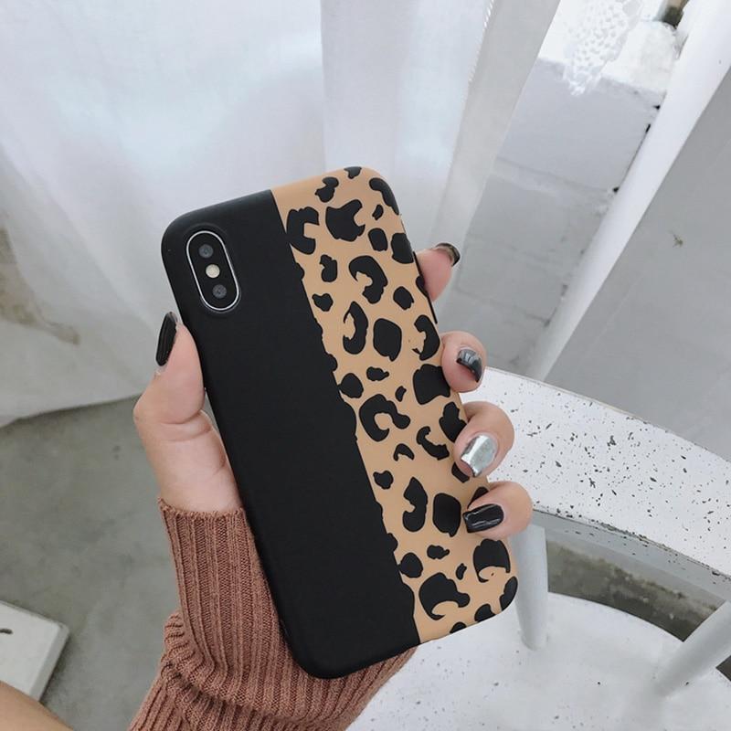 Luksuriøs leopardtrykk telefondeksel | Luvikno