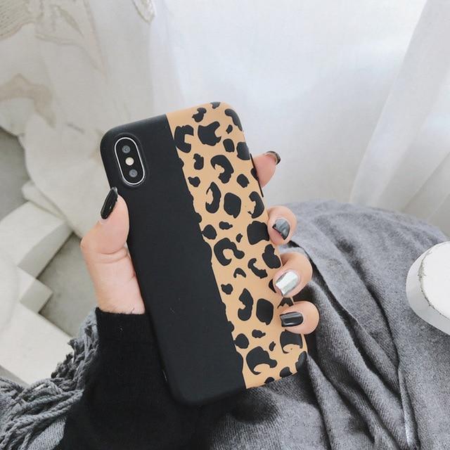 Luksuriøs leopardtrykk telefondeksel | Luvikno
