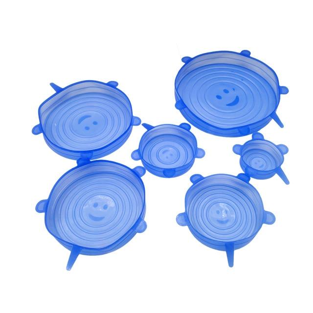 EcoLid - 6 Silikon Reusable Stretch Covers | Luvikno