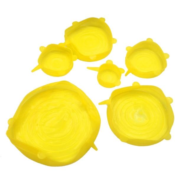 EcoLid - 6 Silikon Reusable Stretch Covers | Luvikno