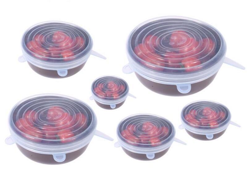 Luvikno | Sett med 6 Stretchbare Silikonlok – StretchLid