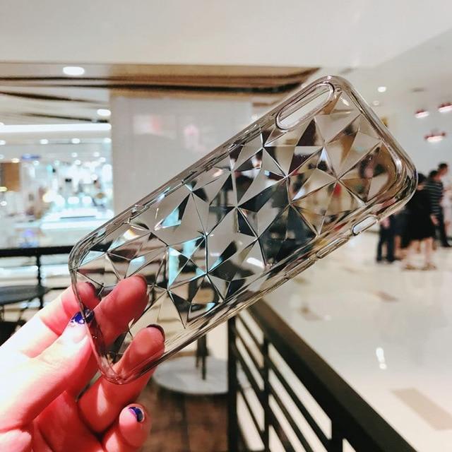 3D Diamant Form Mobiltelefon Deksel | Luvikno
