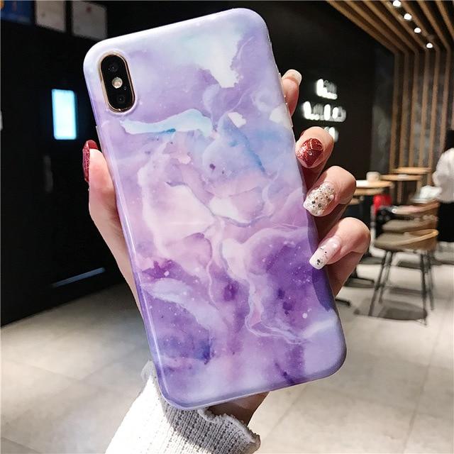 Ali - Soft Marble iPhone-deksel | Luvikno