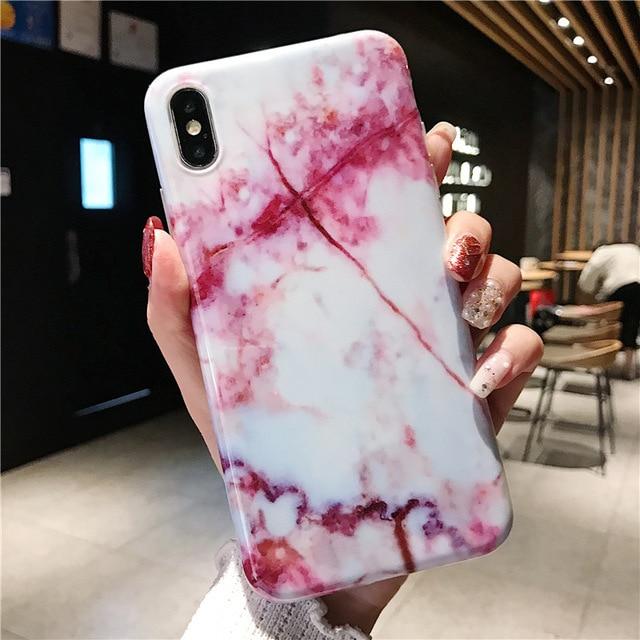Ali - Soft Marble iPhone-deksel | Luvikno