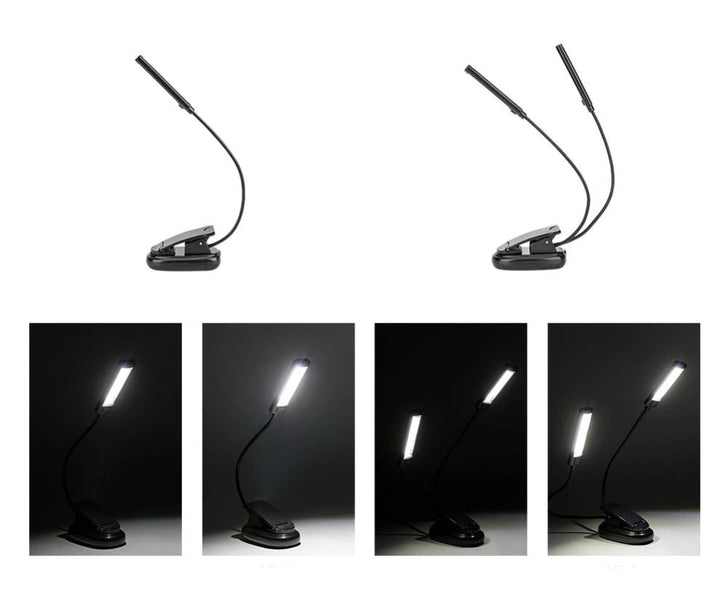 Study Buddy Light - Fleksible Armer Skrivebords Klem Lampe | Luvikno