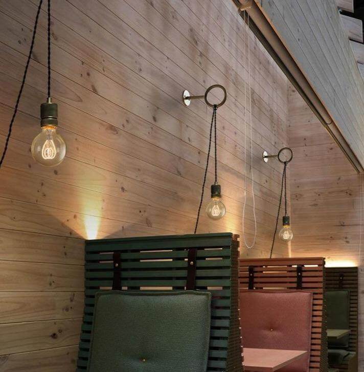 Nordic Retro Ring Vegglampe Speil | Luvikno