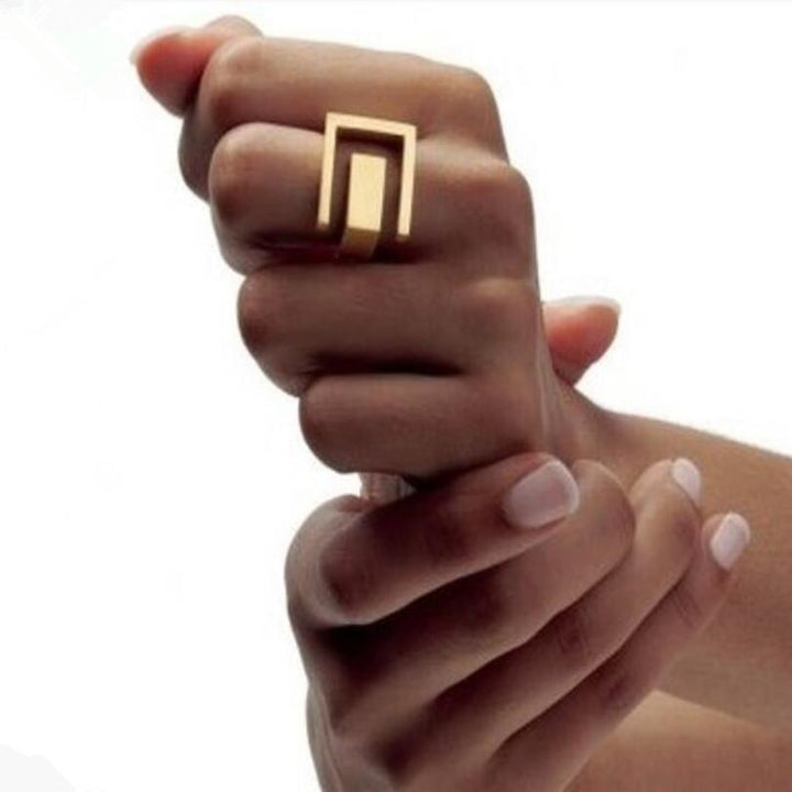 Primrose - Chunky Square Ring | Luvikno