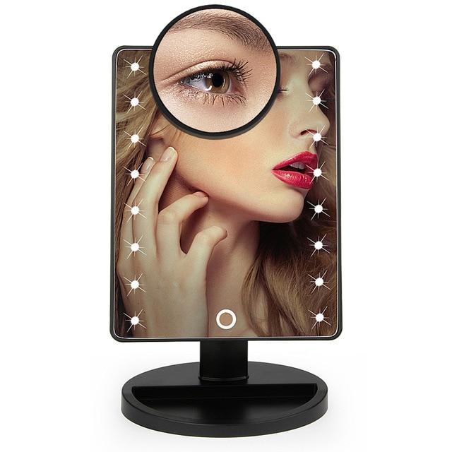 22 LED Makeup Speil | Luvikno
